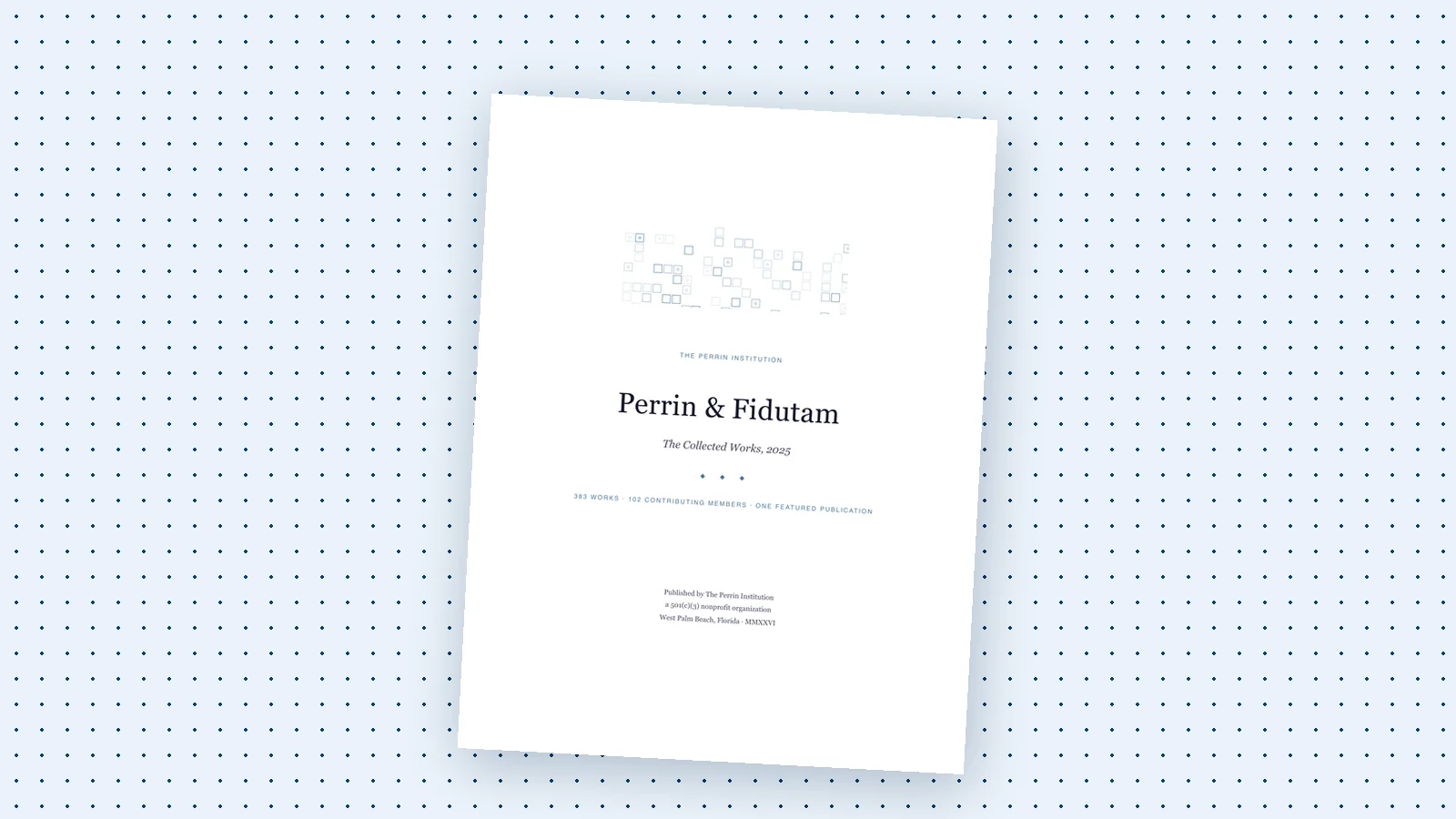 The compendium's title page